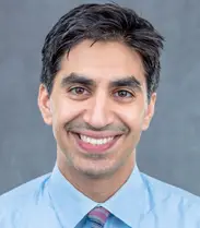 Portrait of Dr. E. Akhtar, board-certified gastroenterologist